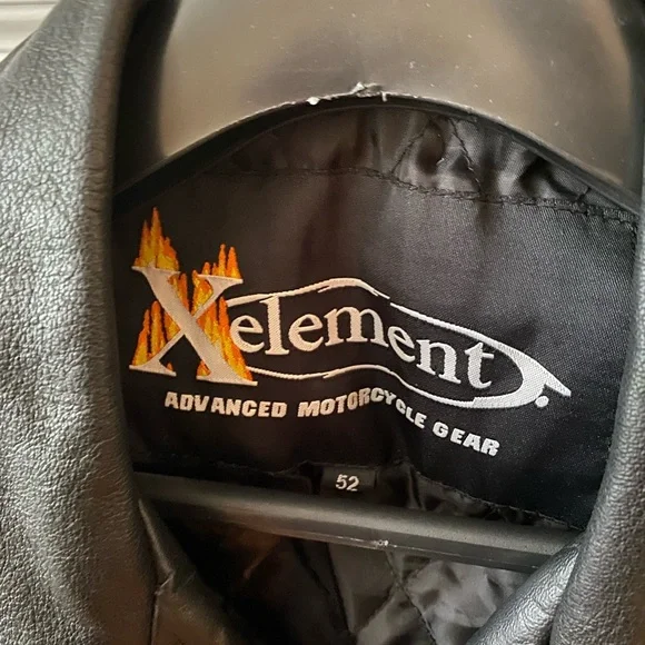 Leather Motorcycle 🏍 😎jacket size 52 - Picture 9 of 9